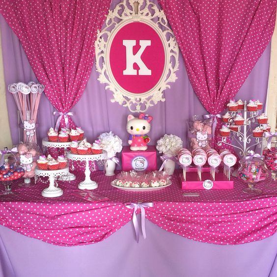 Fiesta infantil con tema de Hello Kitty (16)