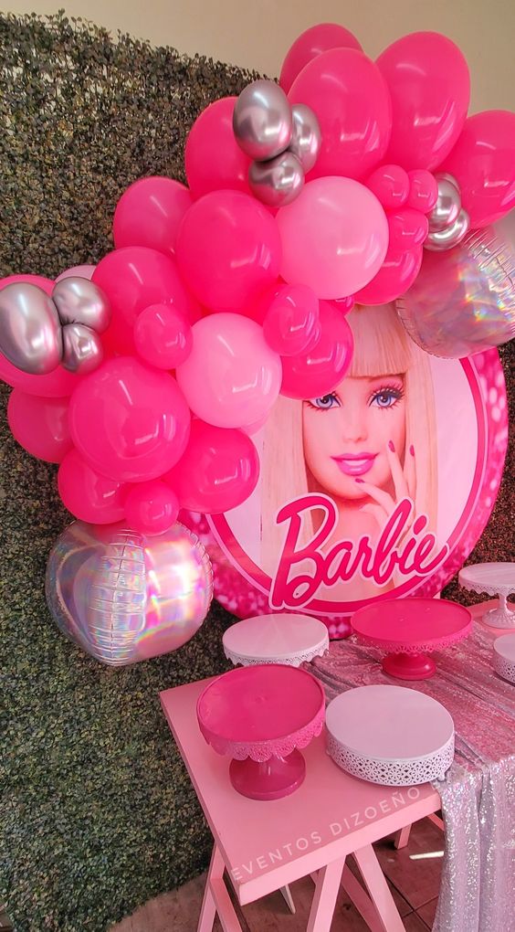 decoracion de fiestas para niñas, ideas para cumpleaños de niñas Fiesta de Barbie