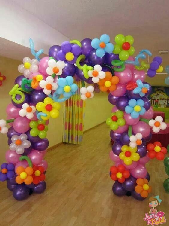 balloon arch for the entry of a ays nina (7)