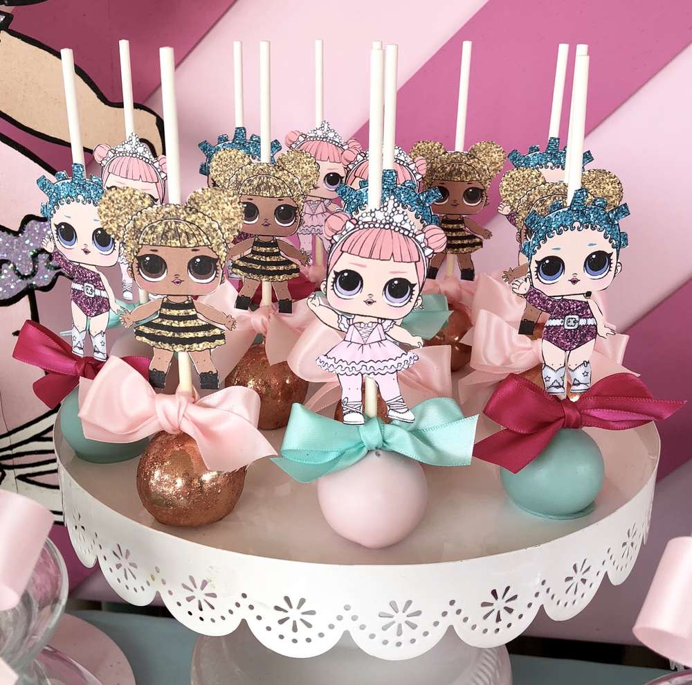 How to decorate a birthday party for nina lol dolls (2)