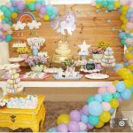 decoracion mesa principal fiesta unicornio bebe (2)