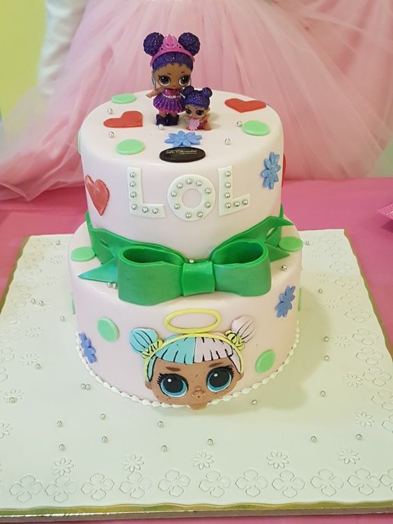nina cake designs for dolls lol