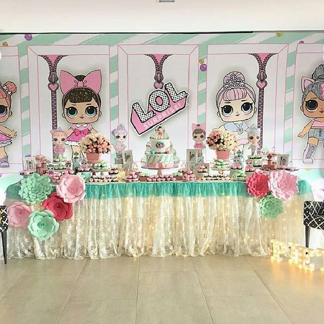 the best ideas for birthday party girl dolls theme lol (18)