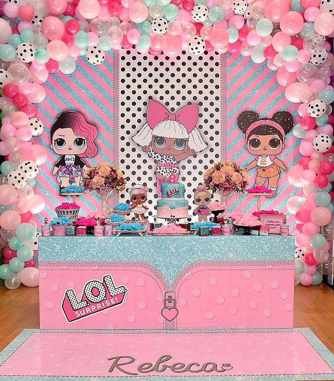 dessert table for party girl dolls theme lol (5)