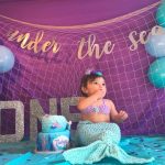 tema de mermaid para fiesta de 1 año de niñas