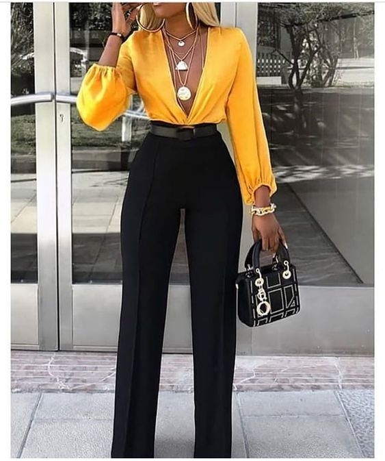 Pantalones de moda 2019 para mujer negros