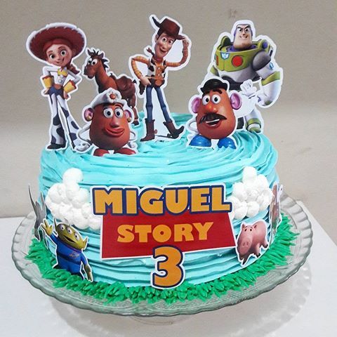 pasteles para cumpleaños de toy story 4