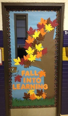decoracion de otoño para el aula