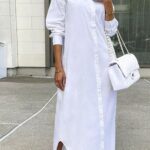 Vestidos en color blanco para mujeres maduras