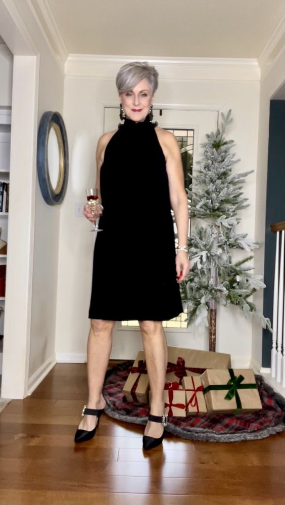 Outfits con negro para navidad o año nuevo