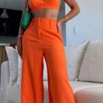 Outfits en color naranja