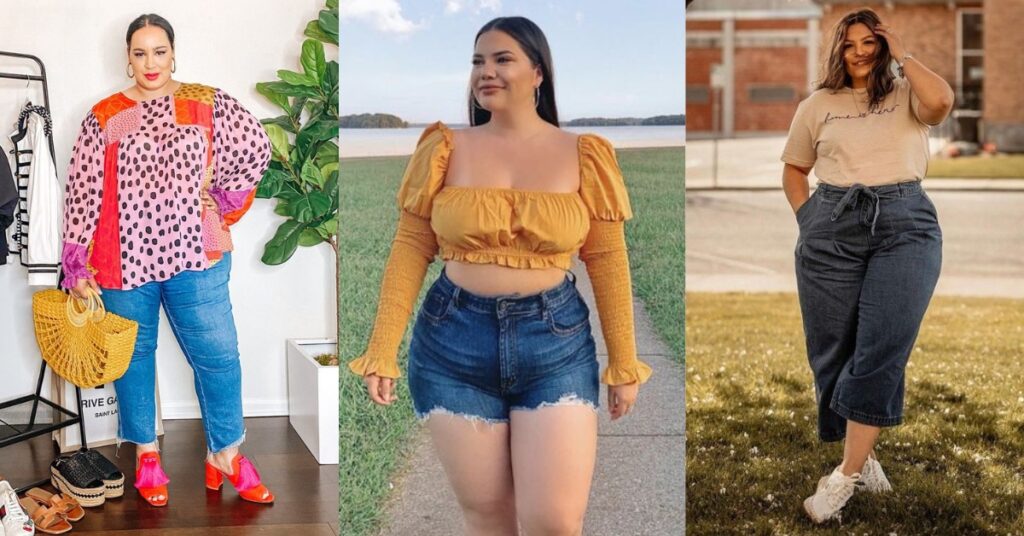 bellos outfits para chicas plus size