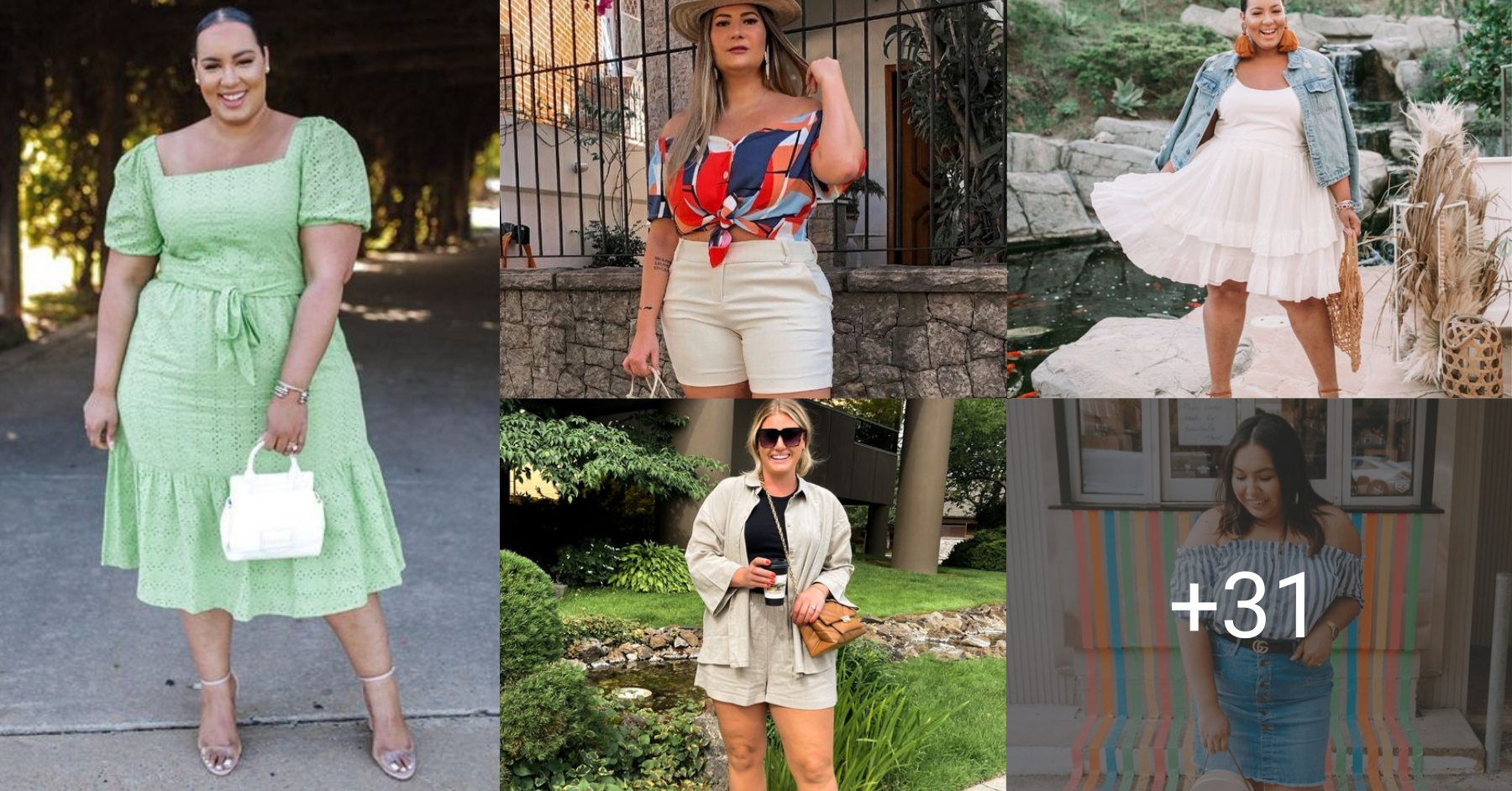 Outfits de verano para mujeres plus size
